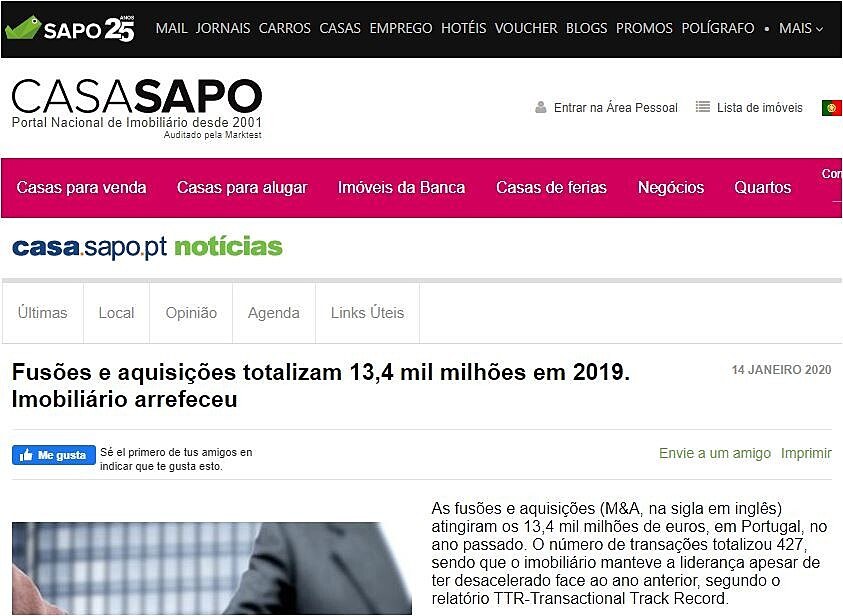 Fuses e aquisies totalizam 13,4 mil milhes em 2019. Imobilirio arrefeceu